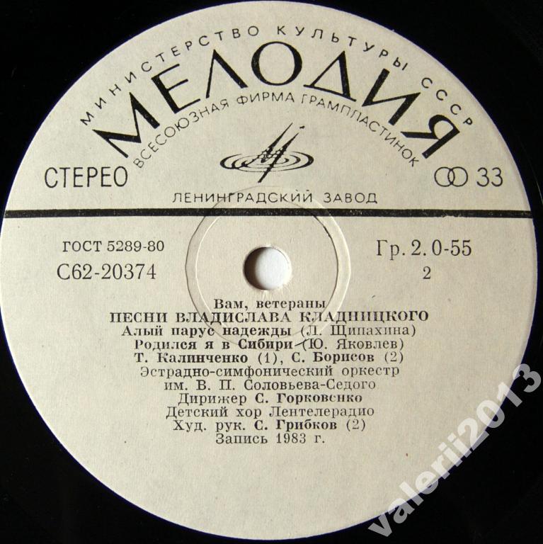 Владислав КЛАДНИЦКИЙ (1932): «Вам, ветераны», песни