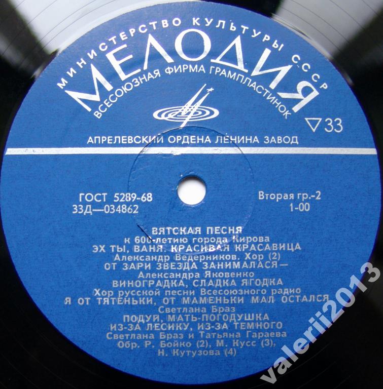 Вятская песня (к 600-летию города Кирова)