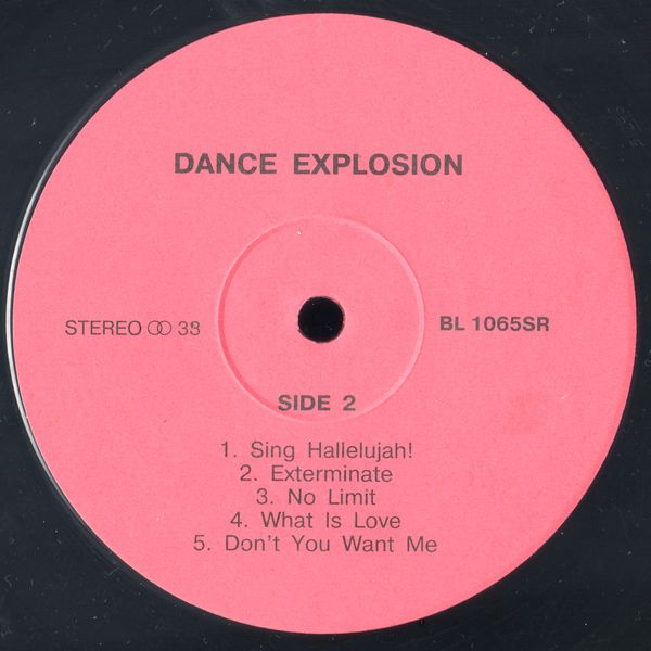 Dance Explosion - A Choice Of The Best