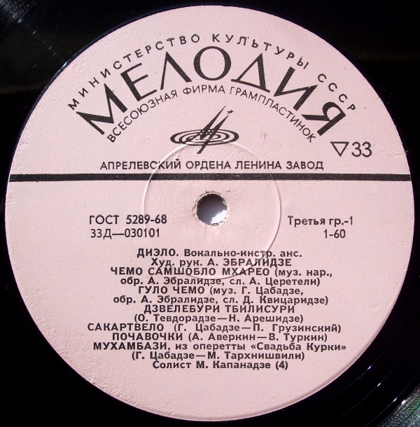 ВИА «ДИЭЛО», руководитель Амиран Эбралидзе