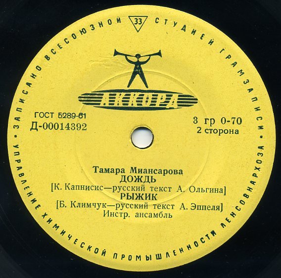Поёт Тамара Миансарова