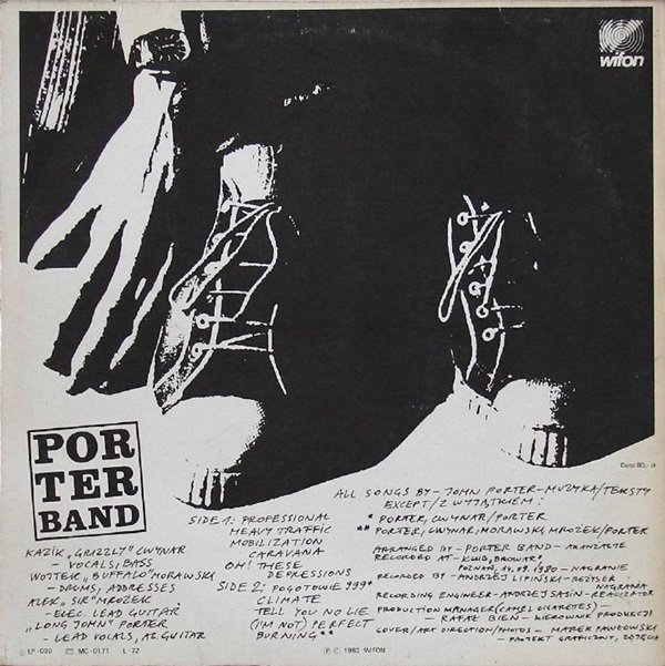 Porter Band ‎– Mobilization  [по заказу польской фирмы WIFON, LP 030]