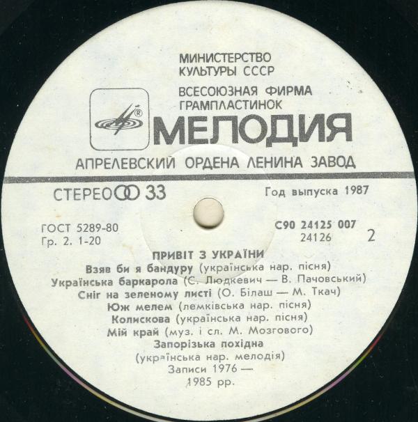 Привіт з України