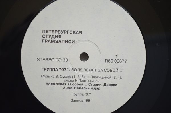 ПЛАТИЦЫНА Наталия и ГРУППА «07» - «Воля зовет за собой…»