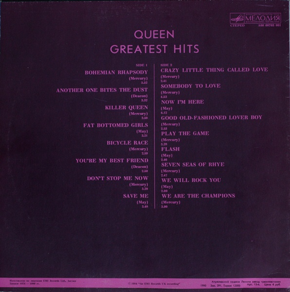 Queen - Greatest Hits