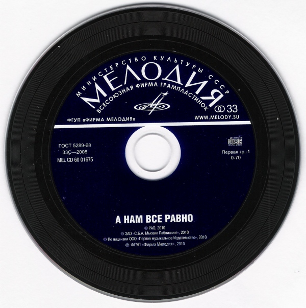 А нам всё равно... Хиты 60-80х годов