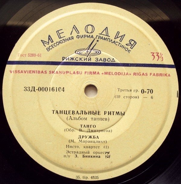 ТАНЦЕВАЛЬНЫЕ РИТМЫ (альбом танцев)