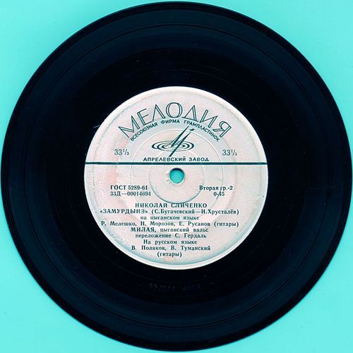 Николай Сличенко. Цыганские песни