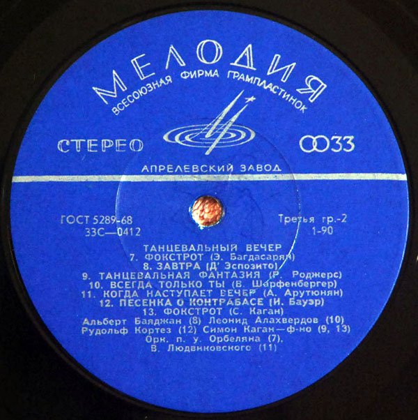 ТАНЦЕВАЛЬНЫЙ ВЕЧЕР