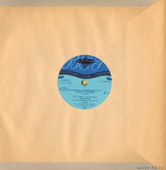 Выдающиеся инструменталисты. Андрес Сеговия (гитара)