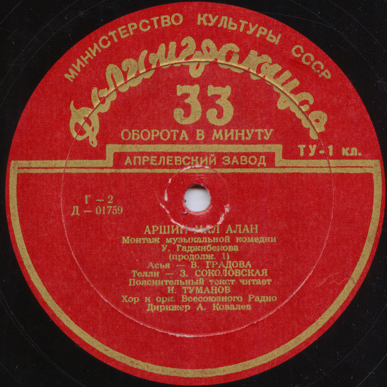 Узеир Гаджибеков - Аршин мал алан (монтаж музыкальной комедии)