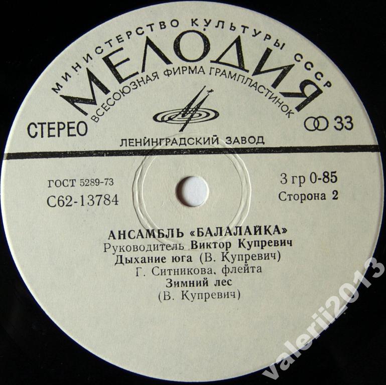 Ансамбль «БАЛАЛАЙКА», рук. Виктор Купревич