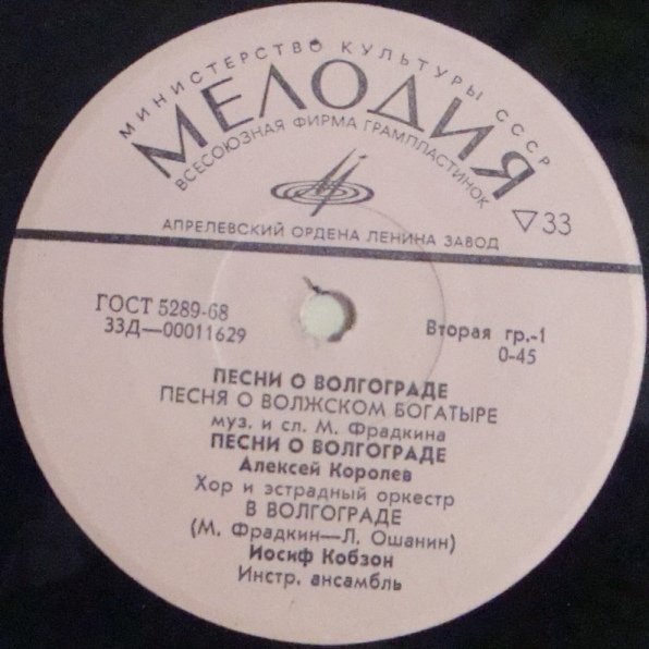 Песни о Волгограде