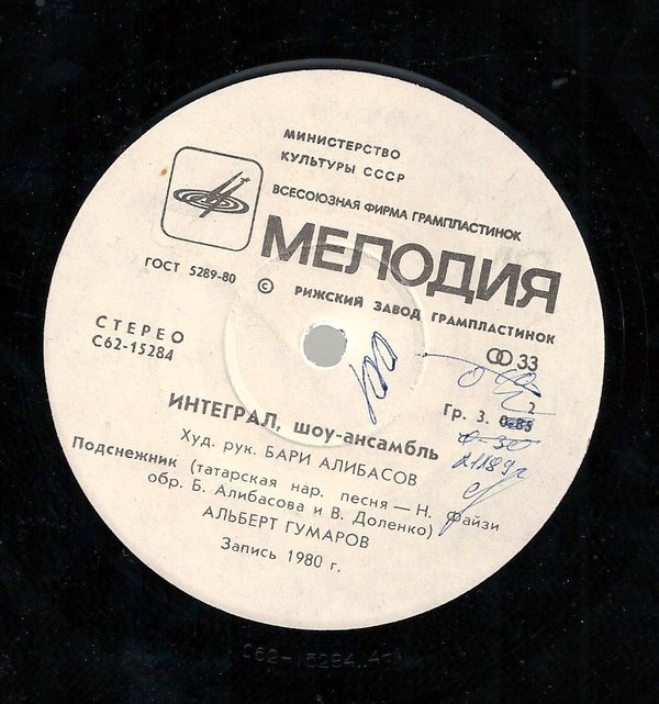 Шоу-ансамбль «Интеграл». Рук. Бари Алибасов