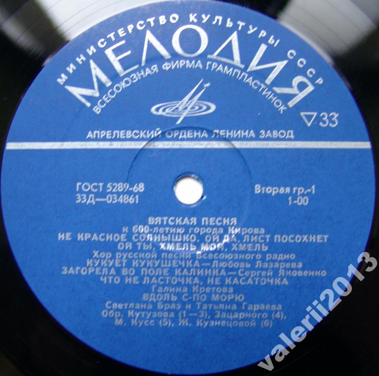 Вятская песня (к 600-летию города Кирова)