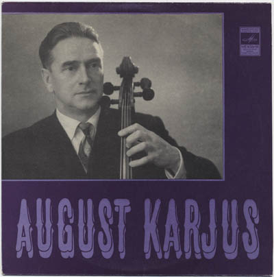 August Karjus / Аугуст КАРЬЮС (виолончель)