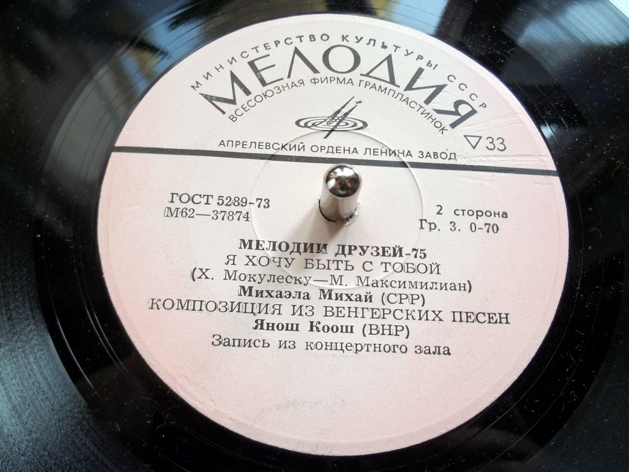 МЕЛОДИИ ДРУЗЕЙ-75