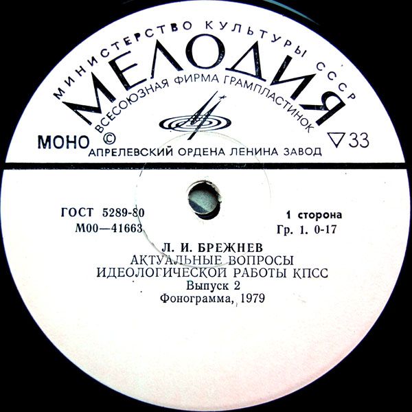 Л. И. БРЕЖНЕВ: Актуальные вопросы идеологической работы КПСС. Выпуски 1 - 2