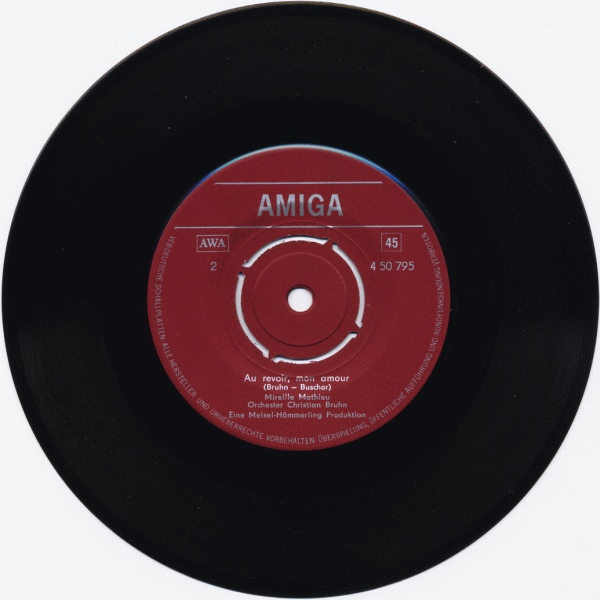 Мирей МАТЬЕ -  An Einem Sonntag In Avignon [по заказу немецкой фирмы AMIGA 4 50 795]