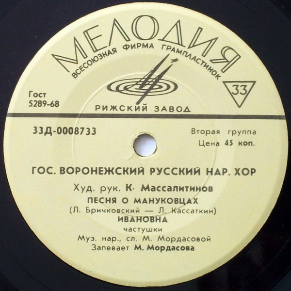 Государственный Воронежский русский народный хор