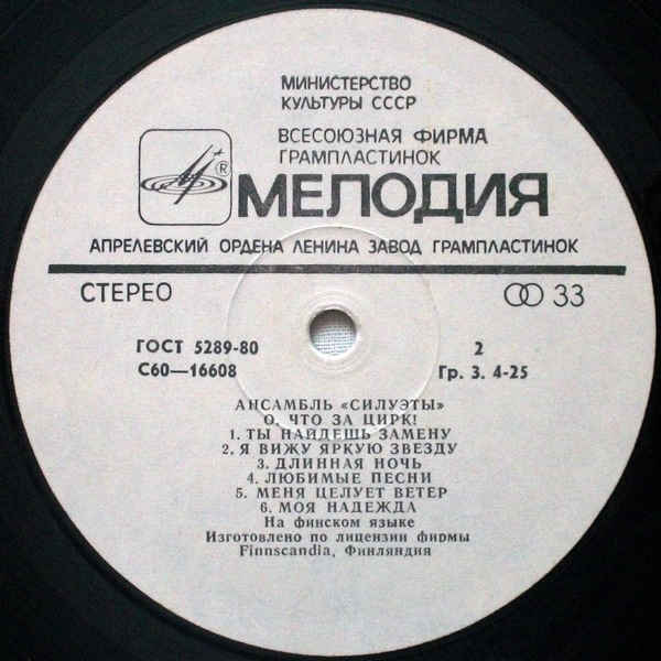 Ансамбль «Силуэты». О, что за цирк!