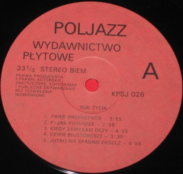 Festiwal życia - Rock życia [по заказу польской фирмы POLJAZZ, KPSJ 026]