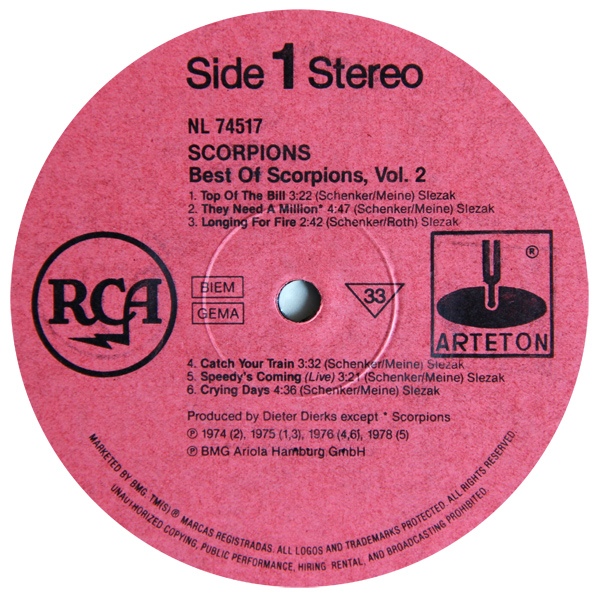 SCORPIONS «Best Of Scorpions, Vol. 2»