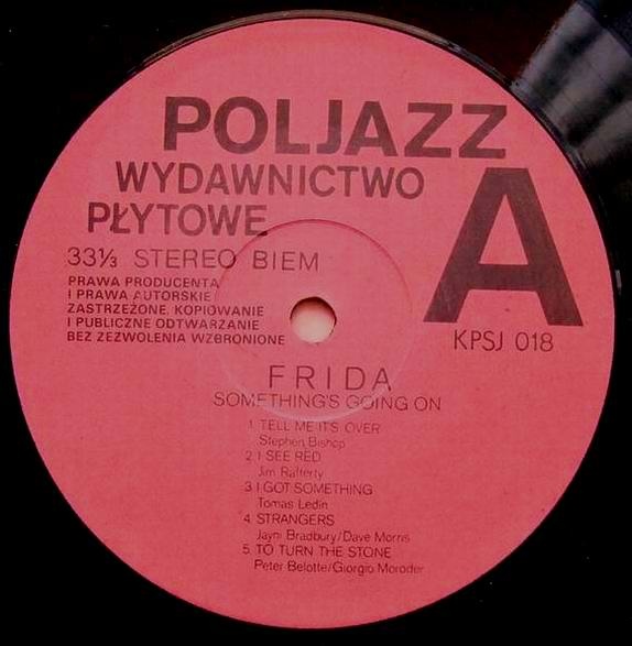 Frida ‎– Somethings' Going On  [по заказу польской фирмы POLJAZZ, KPSJ 018]