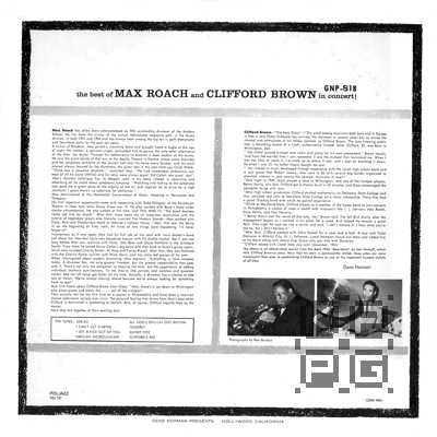 Max Roach And Clifford Brown ‎– In Concert! (The Best Of) [по заказу польской фирмы POLJAZZ, PSJ 137]