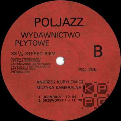 Andrzej Kurylewicz ‎– Muzyka Kameralna 2  [по заказу польской фирмы POLJAZZ, PSJ 255]