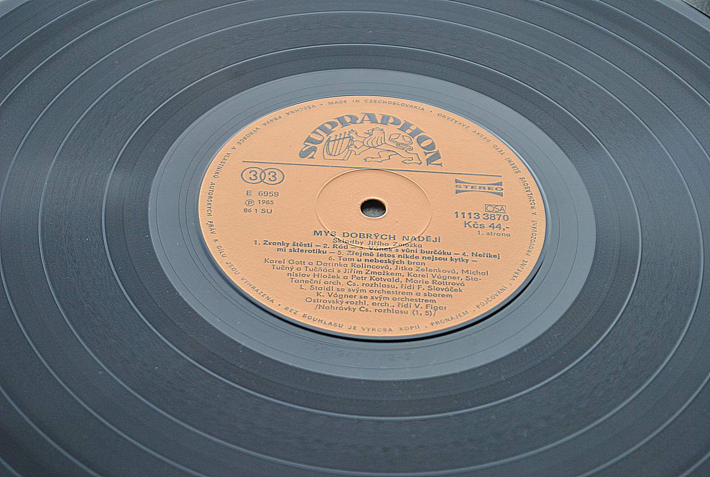 Mys dobrých nadějí [по заказу чешской фирмы SUPRAPHON 1113 3870 ]