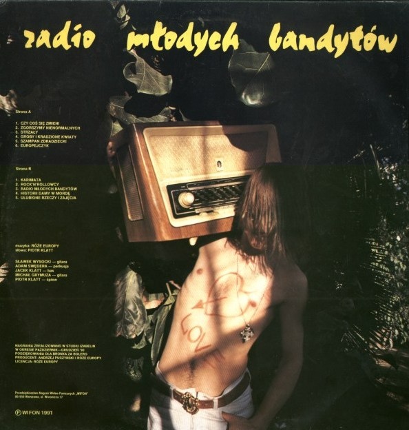 Róże Europy - Radio młodych bandytów [по заказу польской фирмы WIFON, LP 178]