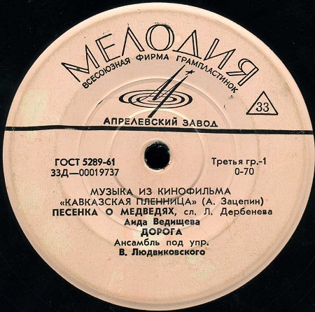 Александр Зацепин. Музыка из к/ф «Кавказская пленница»