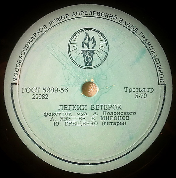Трио гитаристов - Лёгкий ветерок / Эстр. оркестр - В далёкий путь