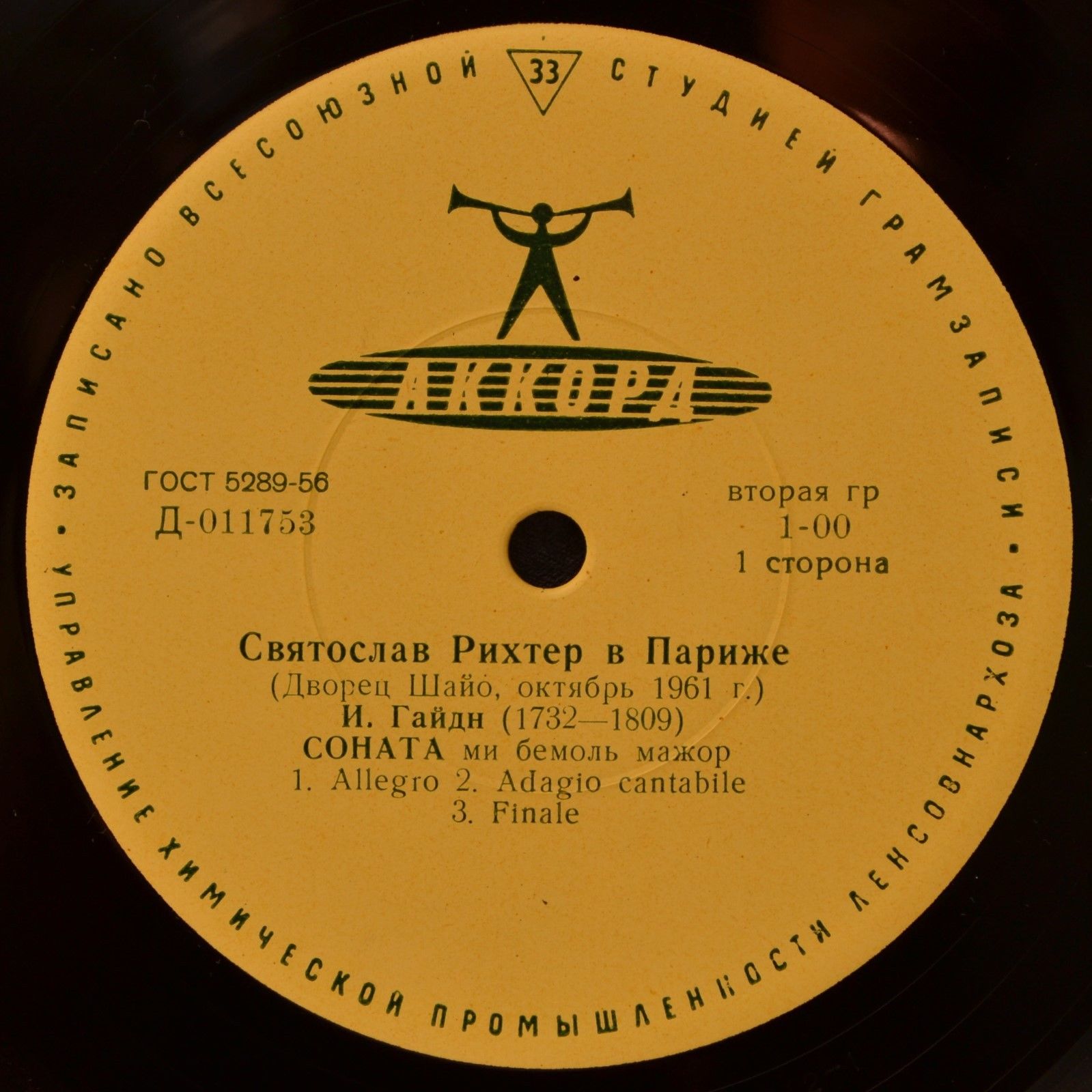 Святослав Рихтер в Париже