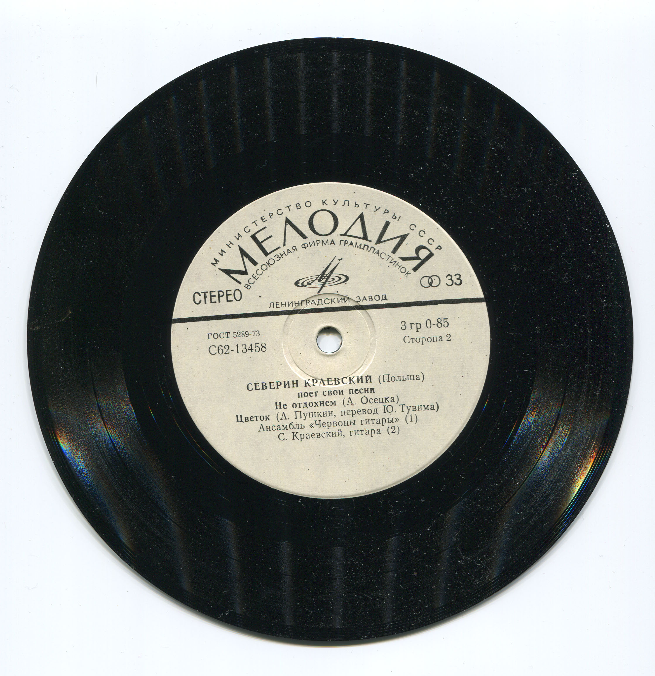 Северин КРАЕВСКИЙ (Польша) поёт свои песни