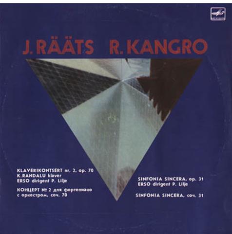Я. РЯЭТС (1932): Концерт № 2 для ф-но с оркестром, соч. 70. К. Рандалу, Гос. симф. орк. Эстонской ССР / П. Лилье