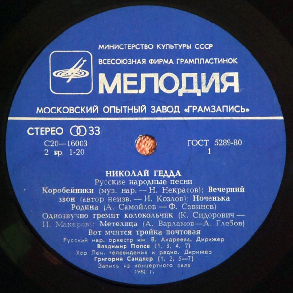 Николай ГЕДДА