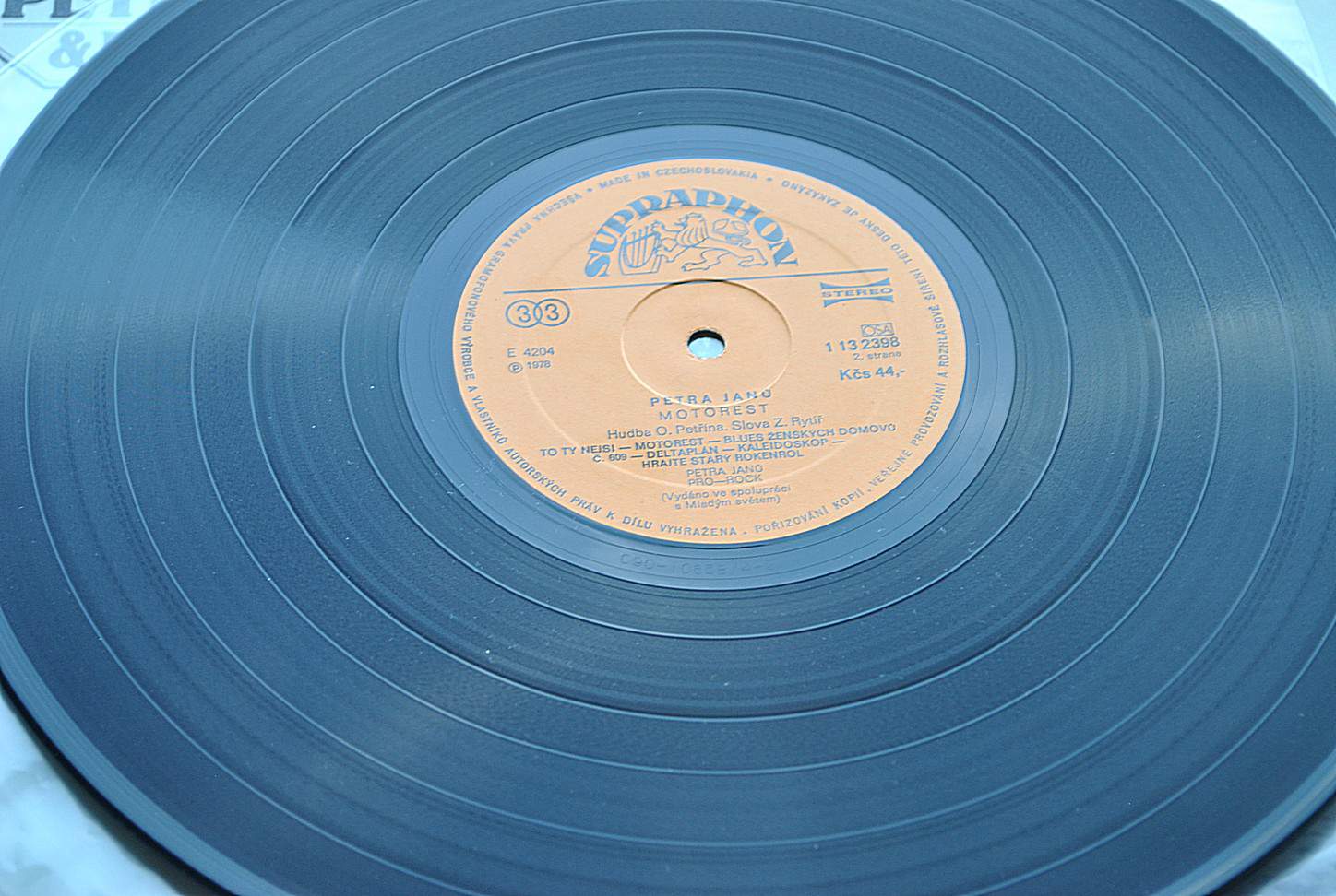Petra Janů & Pro-Rock ‎– Motorest  [по заказу чешской фирмы SUPRAPHON 1 13 2398]