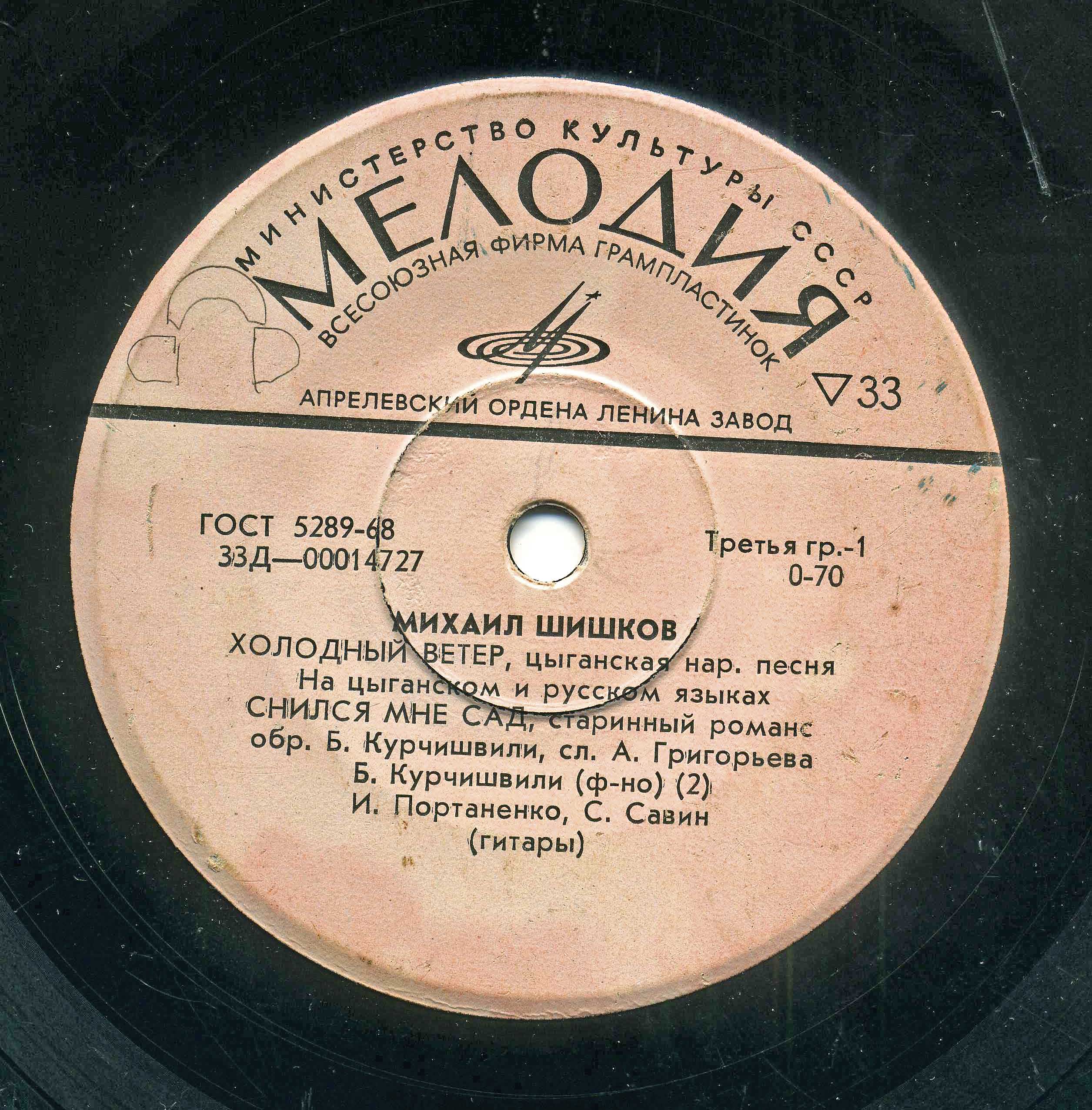 Михаил Шишков. Цыганские песни