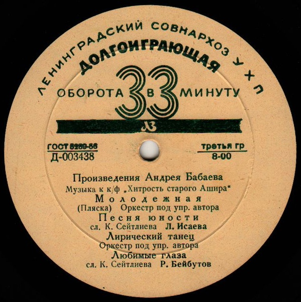 Произведения АНДРЕЯ БАБАЕВА