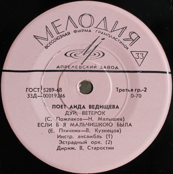 Поет Аида Ведищева