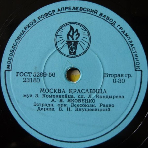 А. В. Яковенко — Вечерком за речкою / Москва красавица