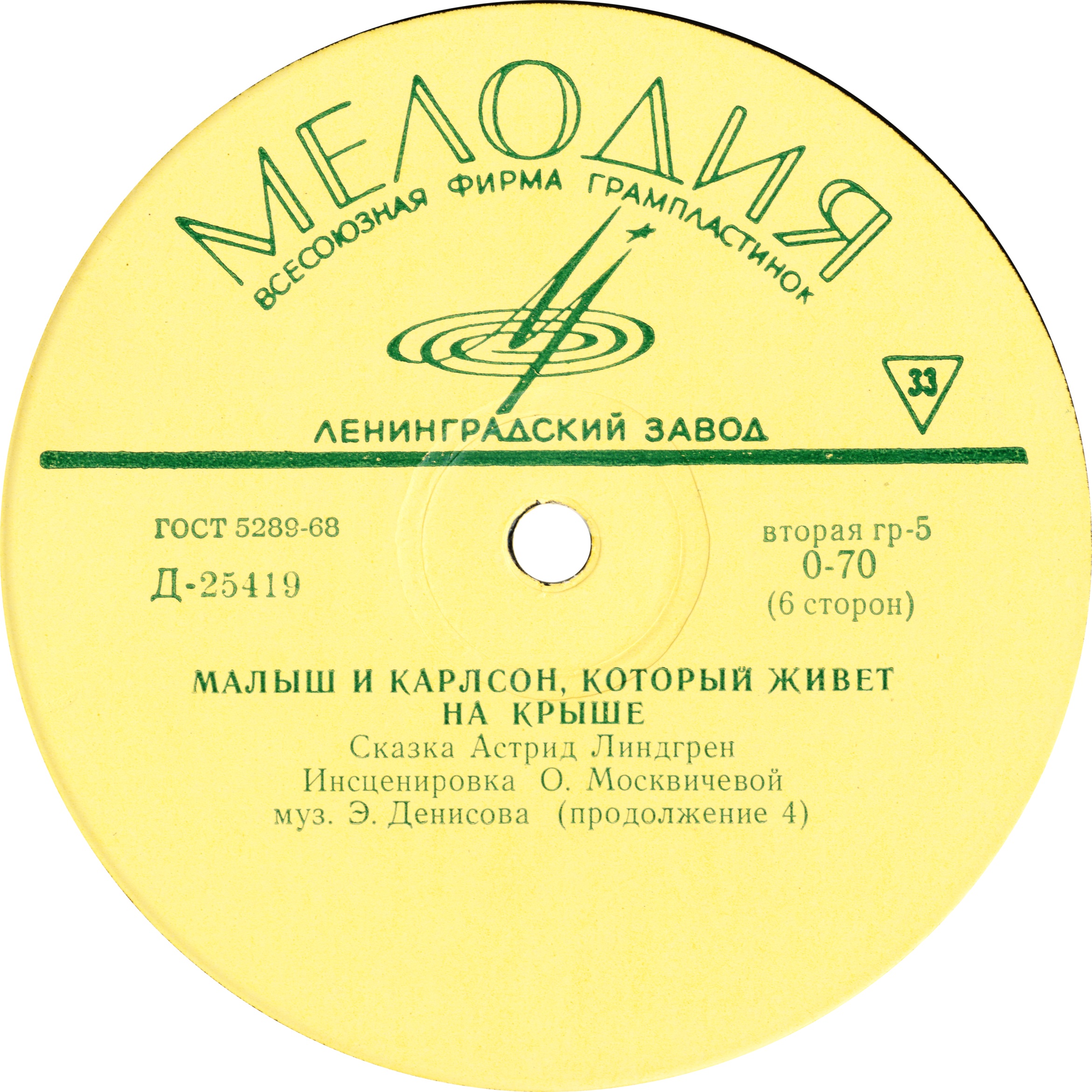 А. Линдгрен (1907-2002). Малыш и Карлсон, который живёт на крыше