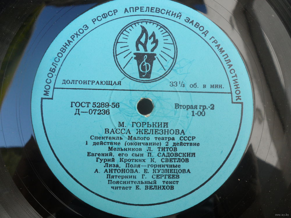 А. М. Горький. "Васса Железнова", пьеса в 3–х действиях