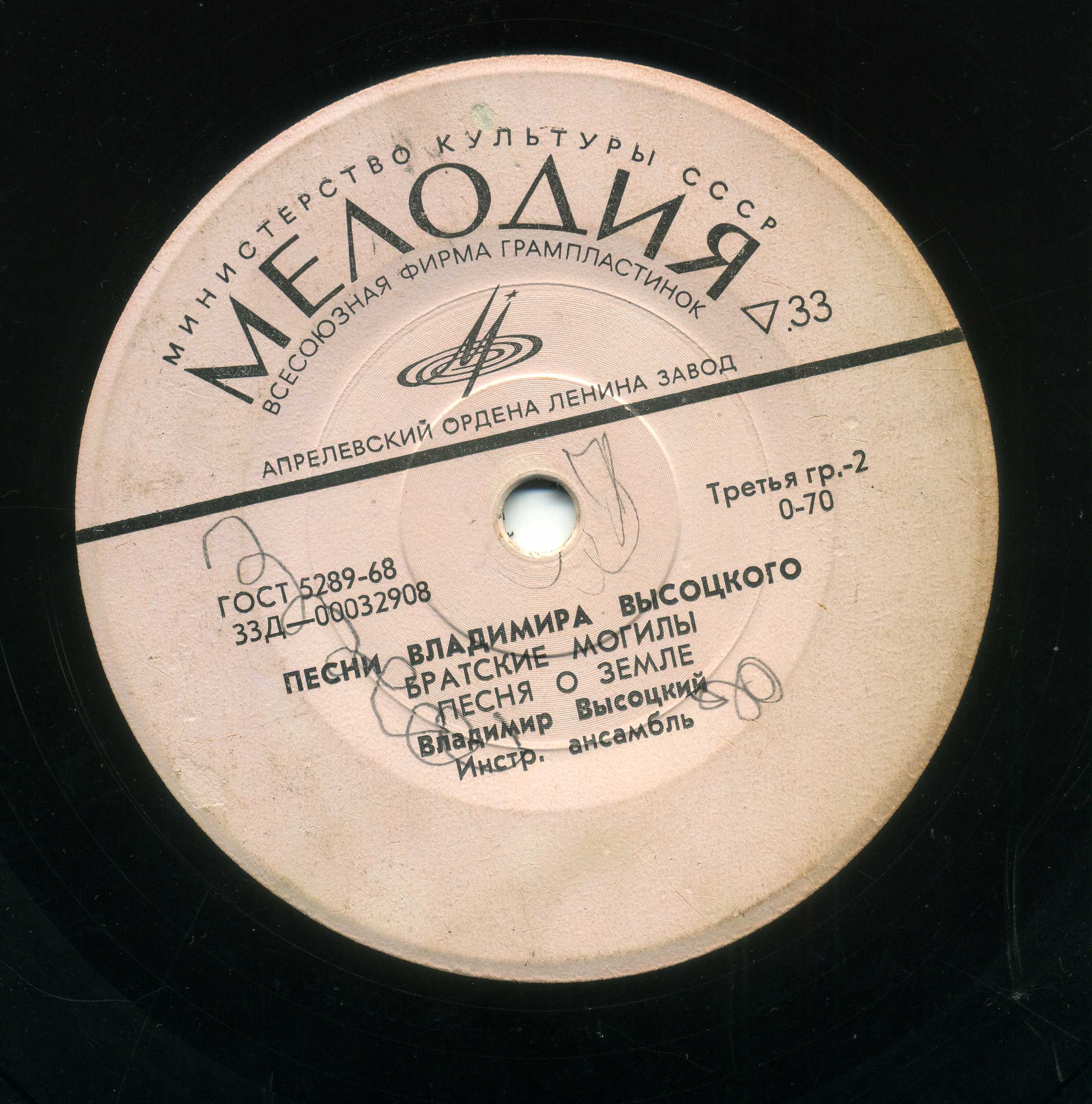 Владимир Высоцкий. Песни из кинофильмов