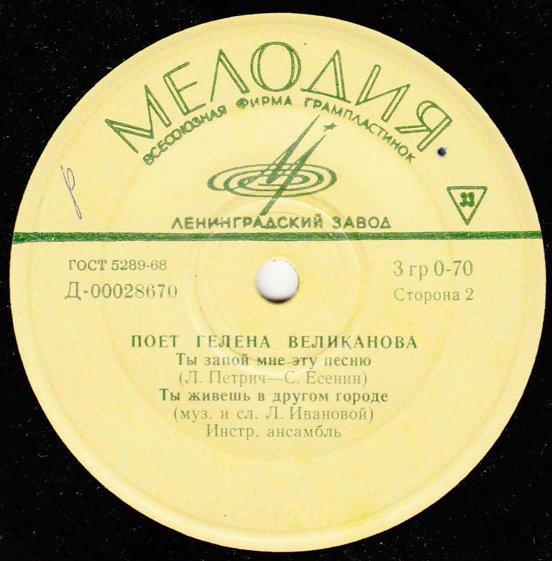 Гелена Великанова