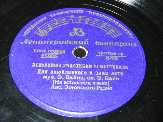 Анс. Эстонского радио - Для влюблённого и зима лето / Хели Ляятс - Чача