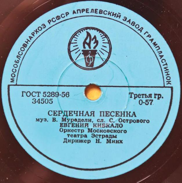 Евгений Кибкало - Сердечная песенка // Ружена Сикора - Я всегда с тобой