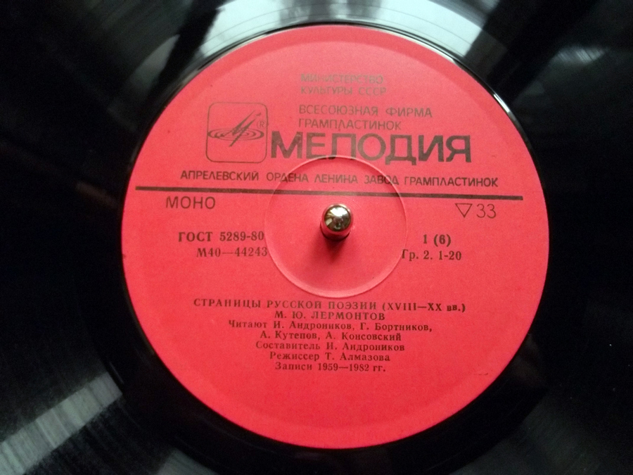 Страницы русской поэзии XVIII-XX вв. М.Ю.Лермонтов